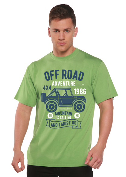 Off Road Adventure men's bamboo graphic T-shirt – view 3