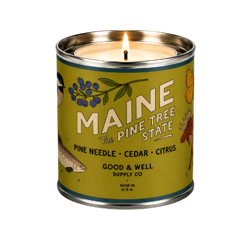 Maine State Candle by Good & Well Supply Co.