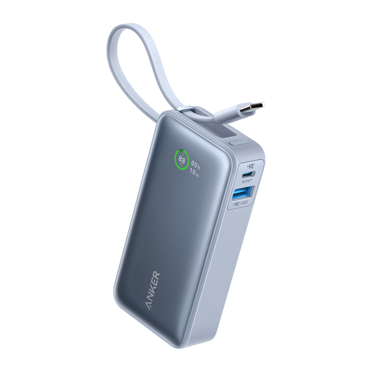 Anker Nano Power Bank (30W, Built-In USB-C Cable) by Anker