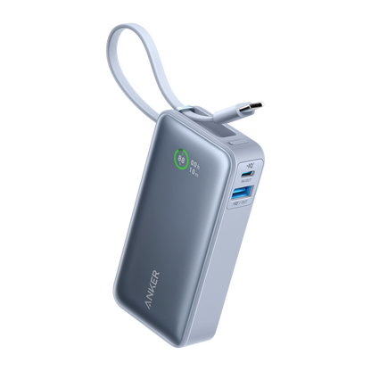 Anker Nano Power Bank (30W, Built-In USB-C Cable) by Anker