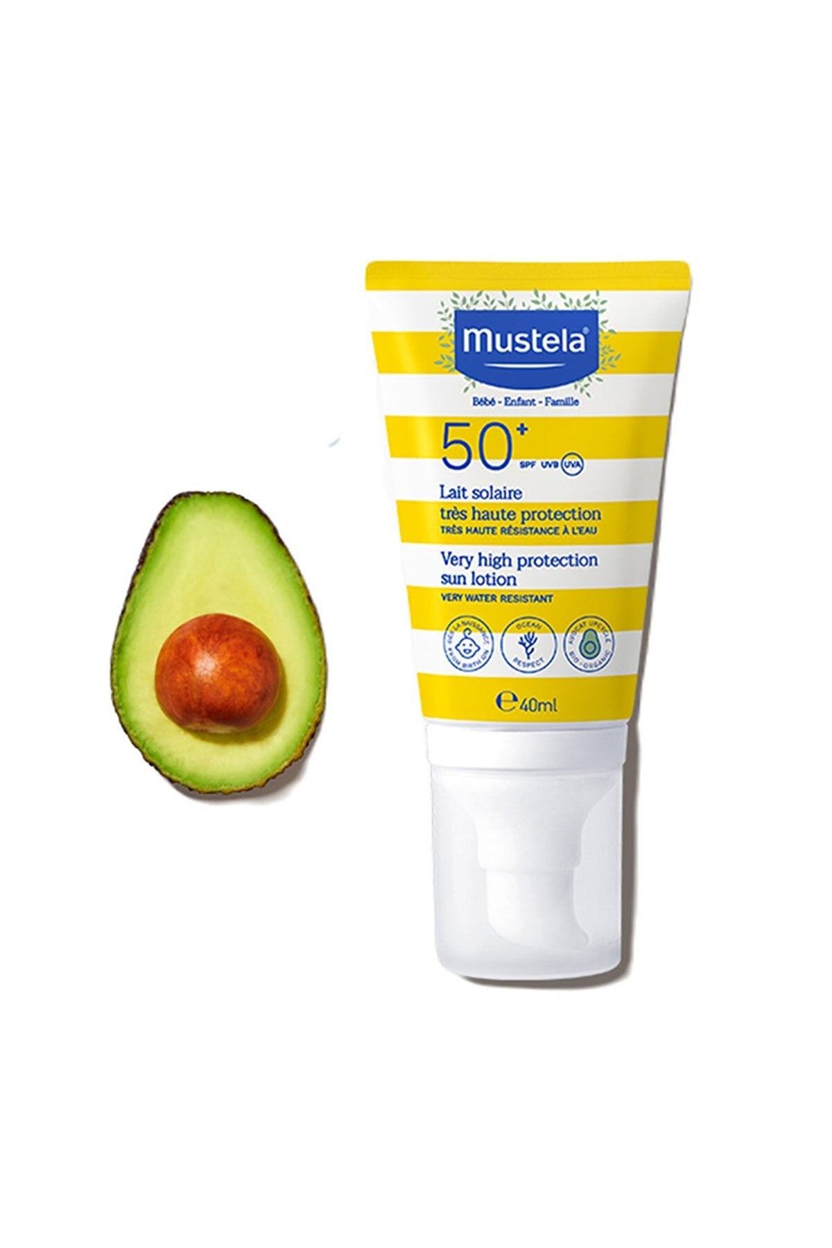Mustela High Protection Face Sunscreen Spf 50 40 ml by Beauty Care Bag