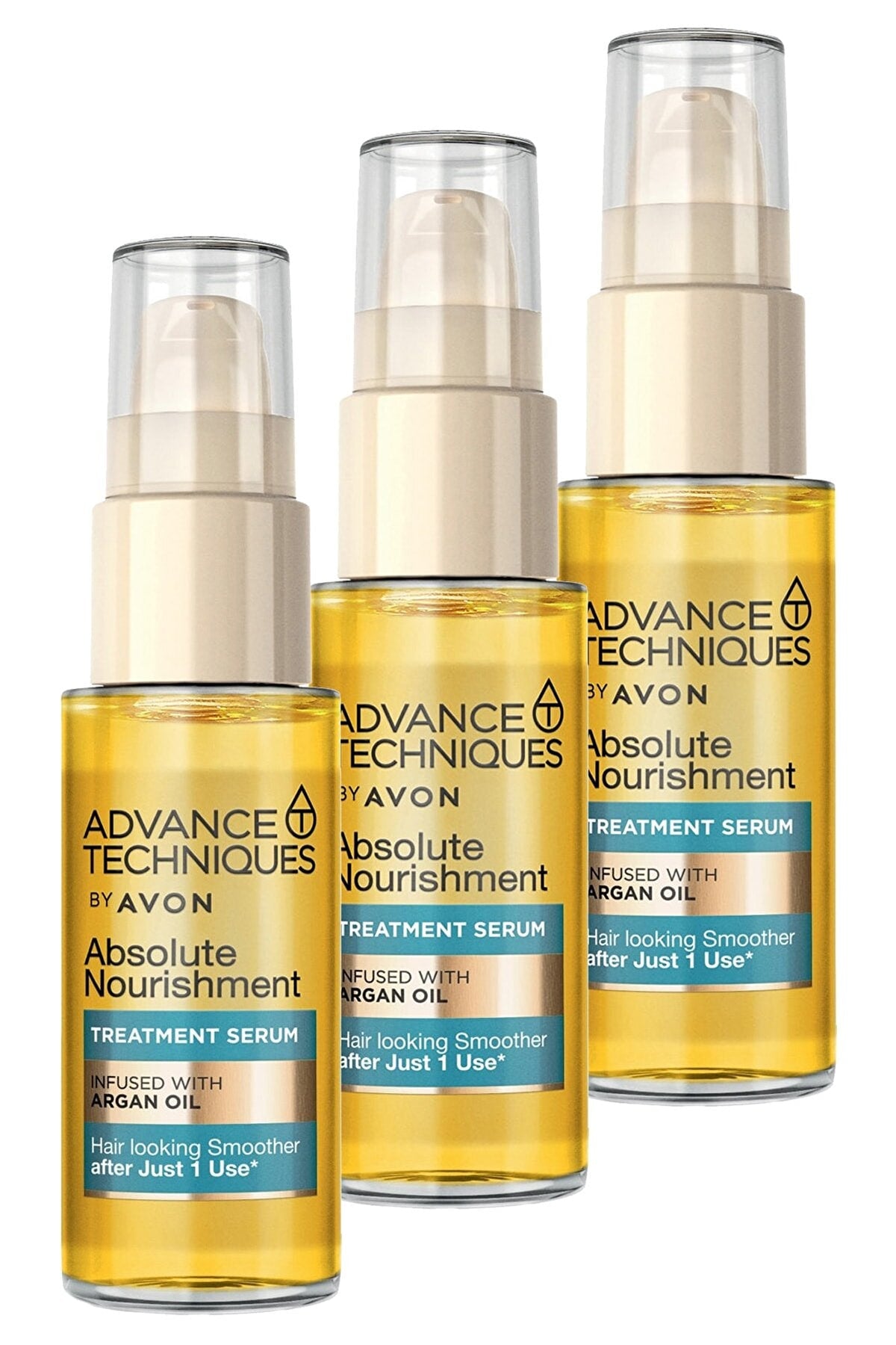 Avon Advance Techniques nourishing argan oil hair serum, set of 3 x 30 ml