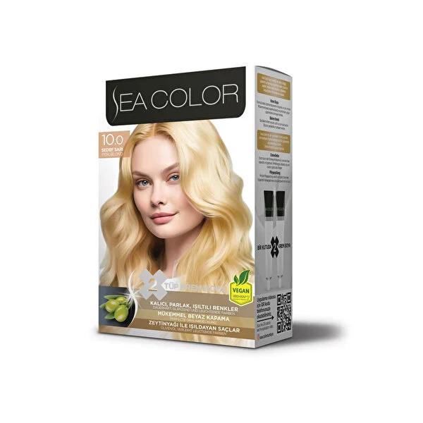 Sea Color Kit pearl yellow nail polish, 10ml