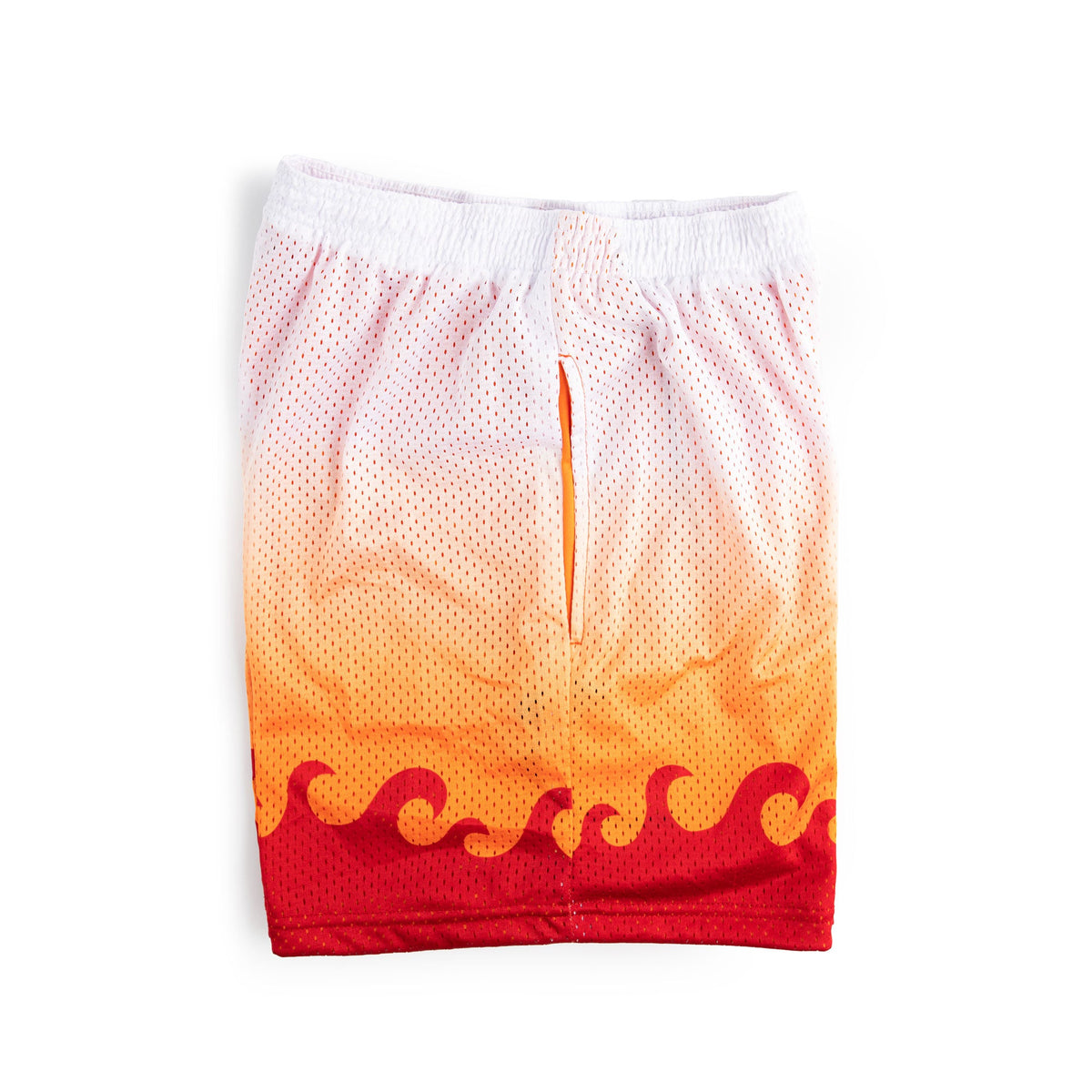 Flame Pillar anime mesh shorts – view 3