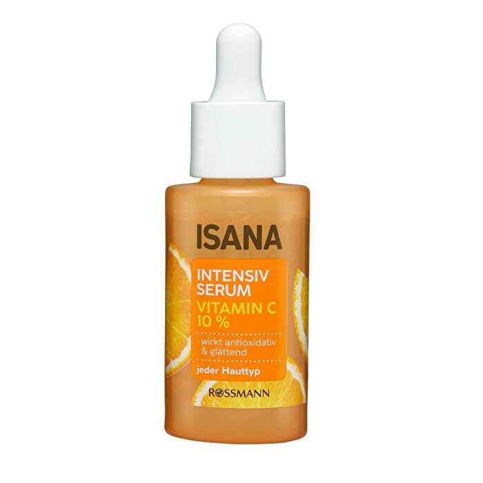 Isana 10% Vitamin C Facial Serum - Brightening & Skin Smoothing - Vegan, Dermatologically Tested - Grapefruit Infused for Radiant Skin by Beauty Care Bag