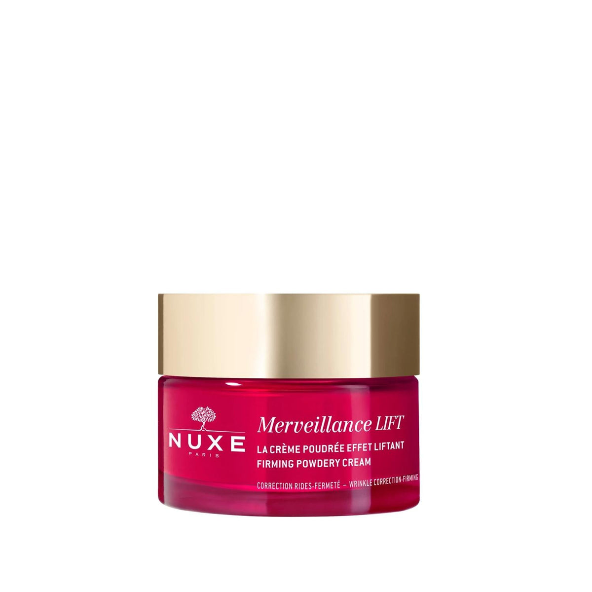 Nuxe Merveillance Lift Powder Textured Tightening Day Cream 50ml - Anti-Aging Moisturizing Cream for Daily Use by Beauty Care Bag