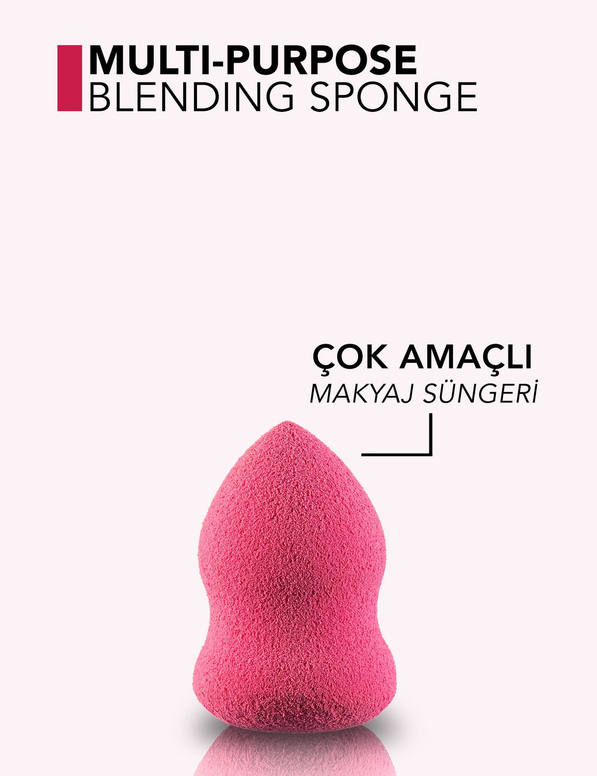 Flormar Fiber Textured Multi-Purpose Makeup Sponge by Beauty Care Bag