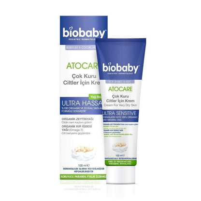 Biobaby organic baby moisturizing cream, 3.38 fl oz