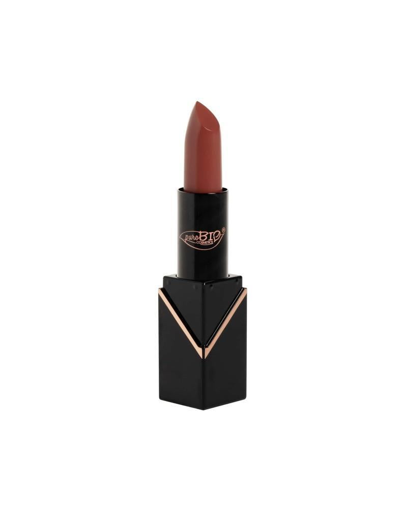 PuroBio semi-matte paraben-free lipstick, shade 101