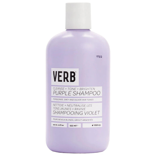 Brightening Purple Shampoo for Blonde Hair: Neutralizes Brass, Enhances Cool Tones - Vegan, Sulfate-Free - Best for Blonde, Gray, Highlighted Hair by Beauty Care Bag