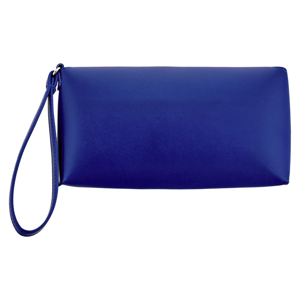 Eklips Blue Envelope Makeup Bag for Stylish Storage by Beauty Care Bag