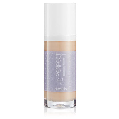 Beaulis Perfect It 2-in-1 Foundation & Concealer 134 Sand by Beauty Care Bag