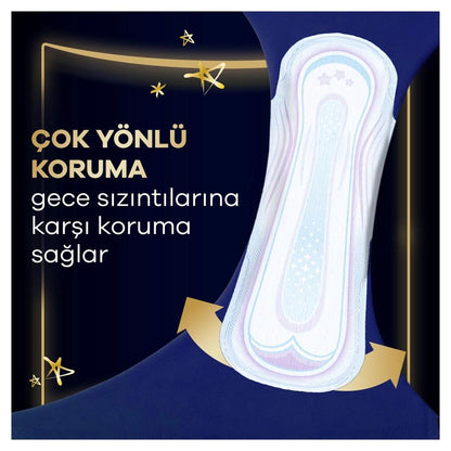Orkid Ultra Night Extra Plus Size 5 Sanitary Pads 5-Pack by Beauty Care Bag