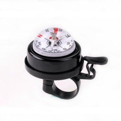 Stevvex aluminum bicycle bell with compass, view 5
