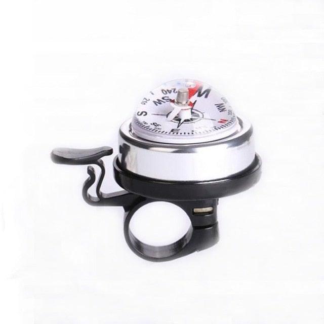 Stevvex aluminum bicycle bell with compass, view 10