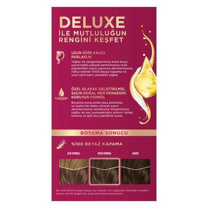 Palette Deluxe Ash Chocolate Brown Hair Dye 611 115 ml by Beauty Care Bag