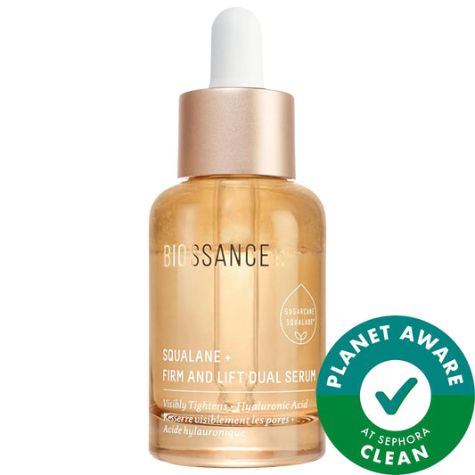 Firm & Lift: Hydrating Dual Facial Serum with Hyaluronic Acid & Squalane - Anti-Aging, Wrinkle Reduction, Vegan & Cruelty-Free Skincare by Beauty Care Bag