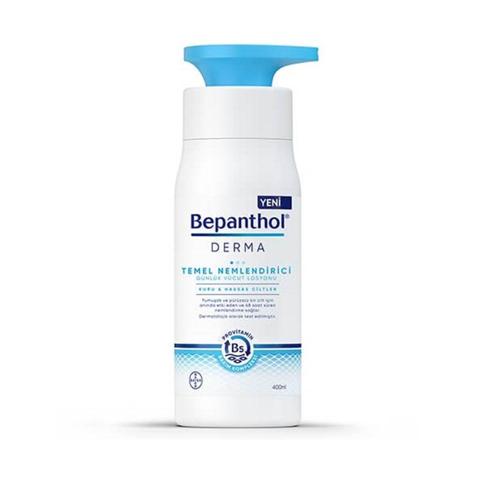 Bepanthol Derma Moisturizing Body Lotion for Dry and Sensitive Skin - 400ml, Dermatologically Tested by Beauty Care Bag