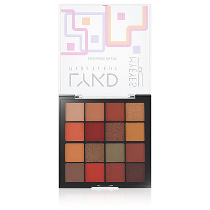 LYKD Eyeshadow Palette - 16 Pigmented, Blendable Colors for Stunning Eye Makeup - Matte, Shimmer, and Long-Lasting Shades by Beauty Care Bag