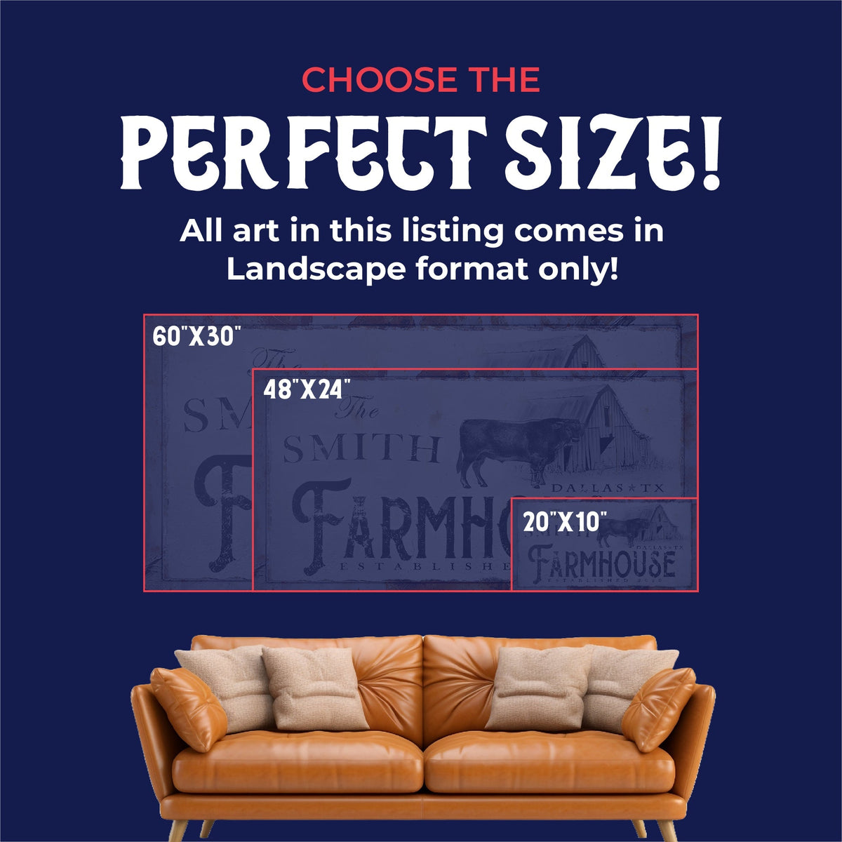Rustic Farmhouse Sign by Tailored Canvases