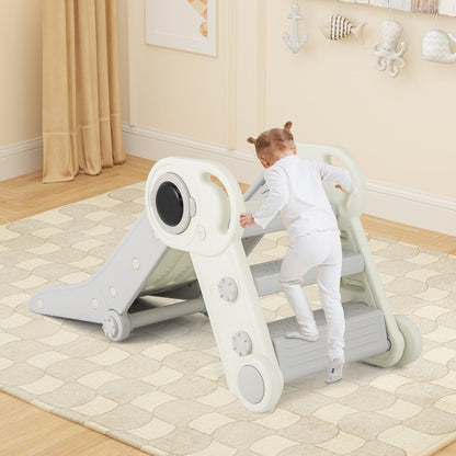 2-in-1 astronaut toddler slide with climber by GBruno Store, view 4