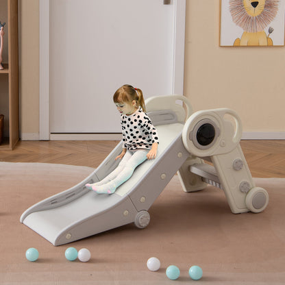 2-in-1 astronaut toddler slide with climber by GBruno Store, view 2