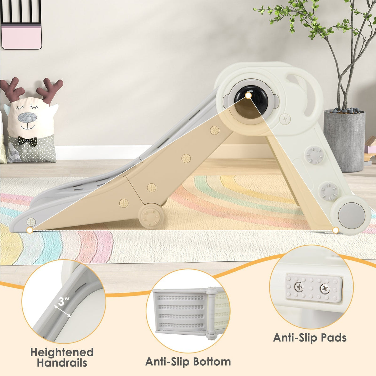 Foldable baby slide with climber by GBruno Store, view 16