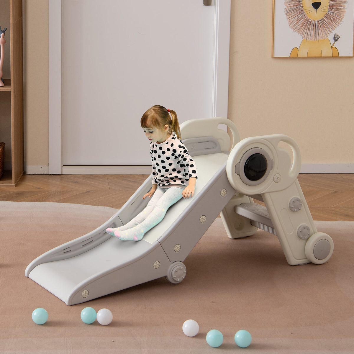 Foldable baby slide with climber by GBruno Store, view 2