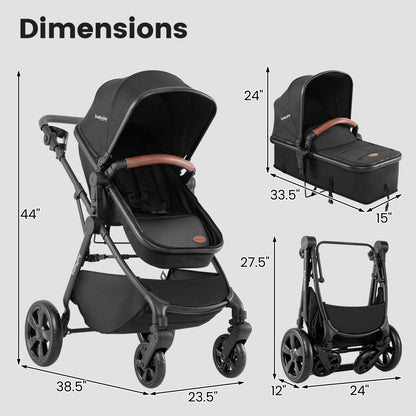 GBruno Store 2-in-1 convertible baby stroller, view 20
