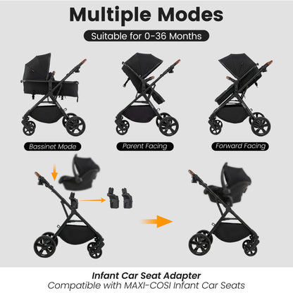 GBruno Store 2-in-1 convertible baby stroller, view 23