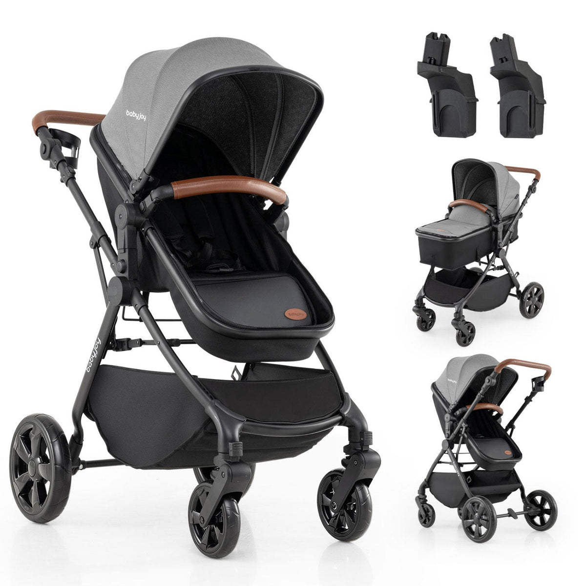 GBruno Store 2-in-1 convertible baby stroller, view 3