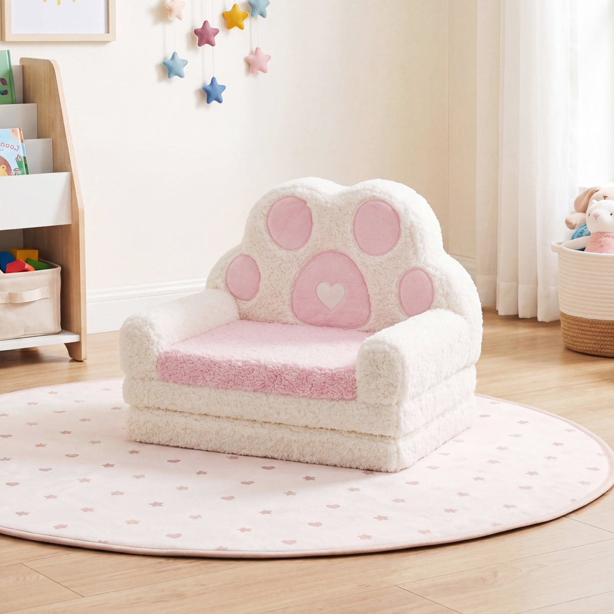 GBruno Store convertible toddler velvet sofa lounger, view 15