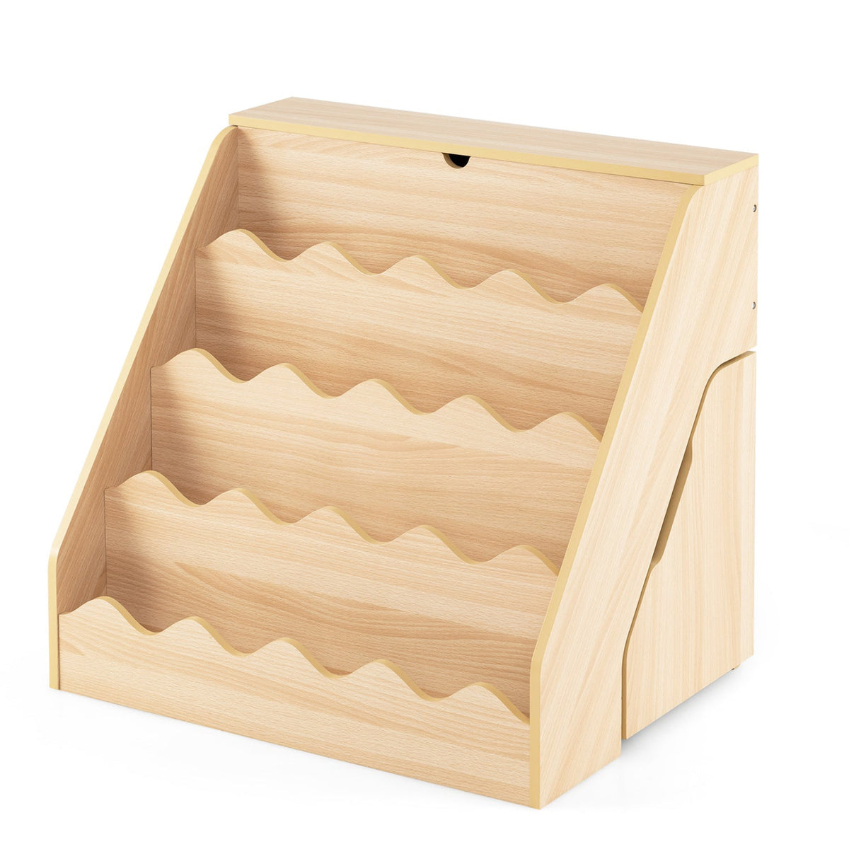GBruno Store 2-in-1 kids bookshelf and toy storage organizer, view 4