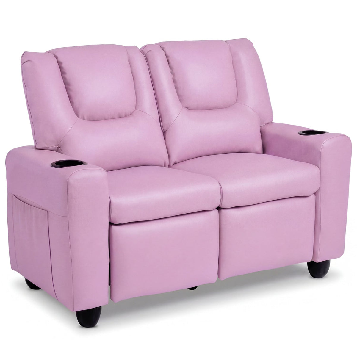 GBruno Store 2 seater kids recliner sofa with cup holders