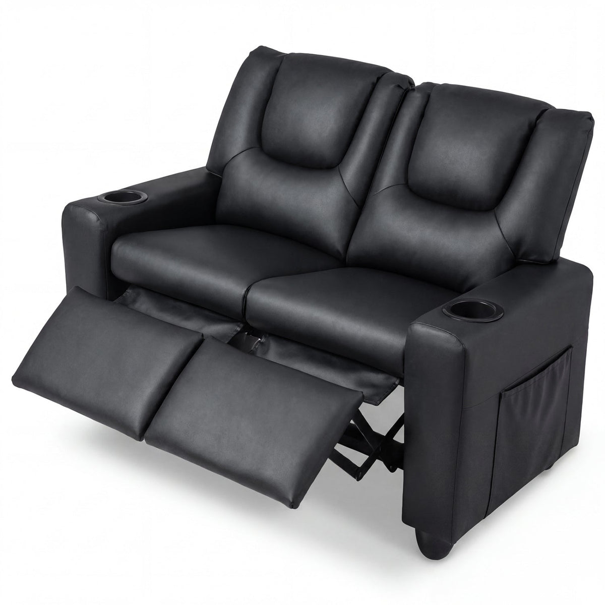 GBruno Store 2 seater kids recliner sofa with cup holders, view 35