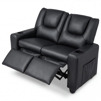 GBruno Store 2 seater kids recliner sofa with cup holders, view 35