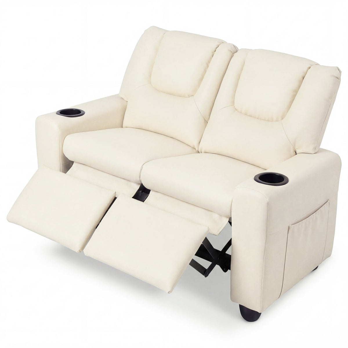 GBruno Store 2 seater kids recliner sofa with cup holders, view 32