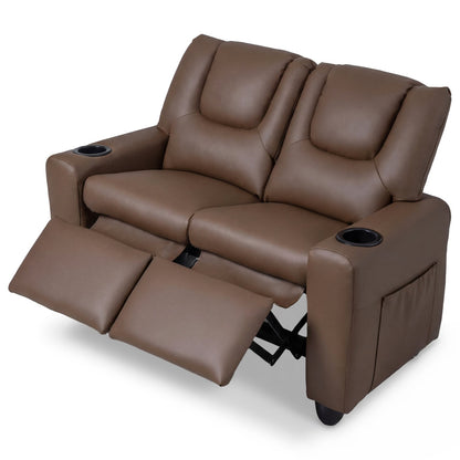 GBruno Store 2 seater kids recliner sofa with cup holders, view 14