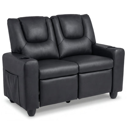 GBruno Store 2 seater kids recliner sofa with cup holders, view 5