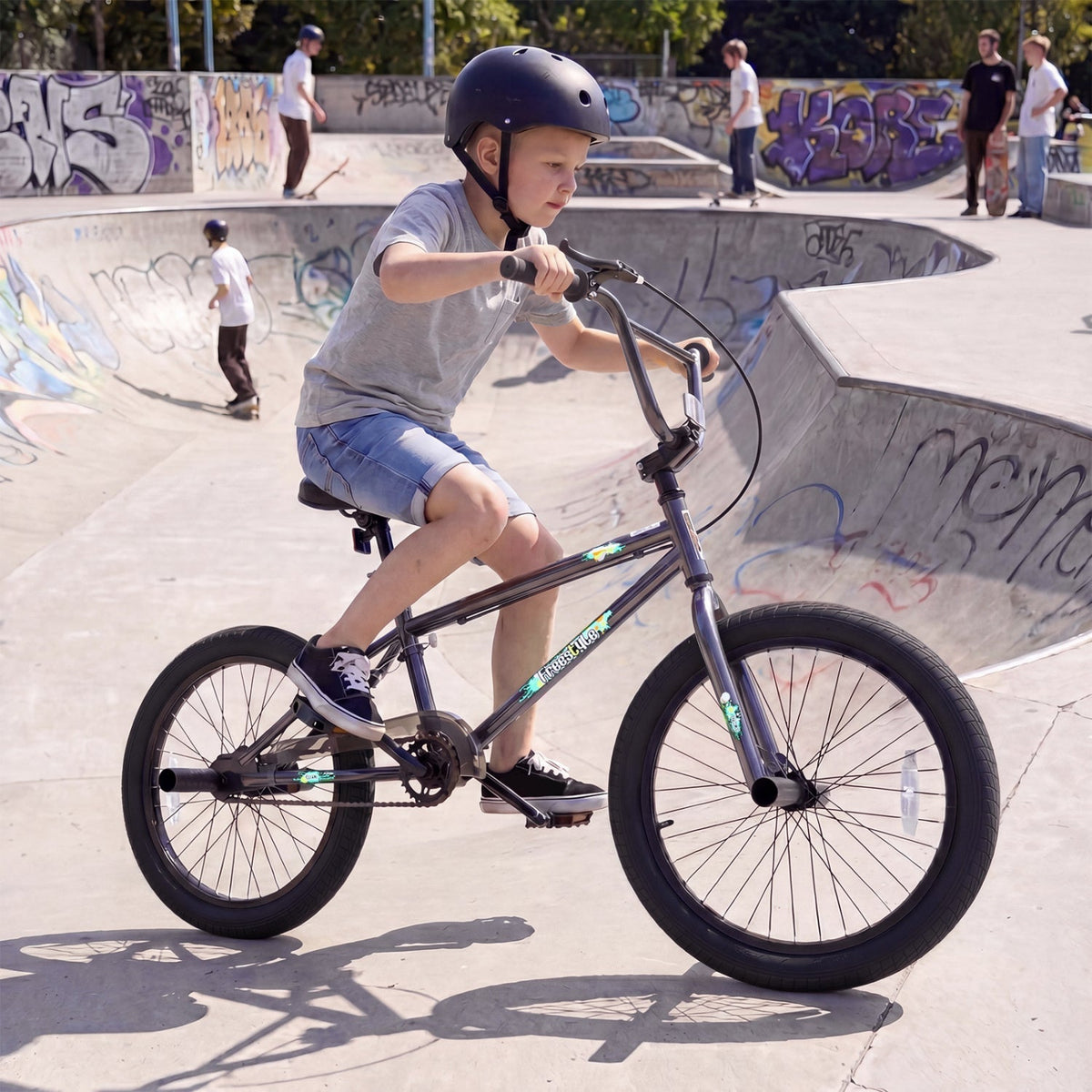GBruno Store 20 inch BMX trick bike with 360 degree steering
