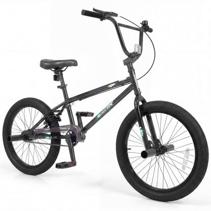 GBruno Store 20 inch freestyle BMX bike with four pegs, view 3