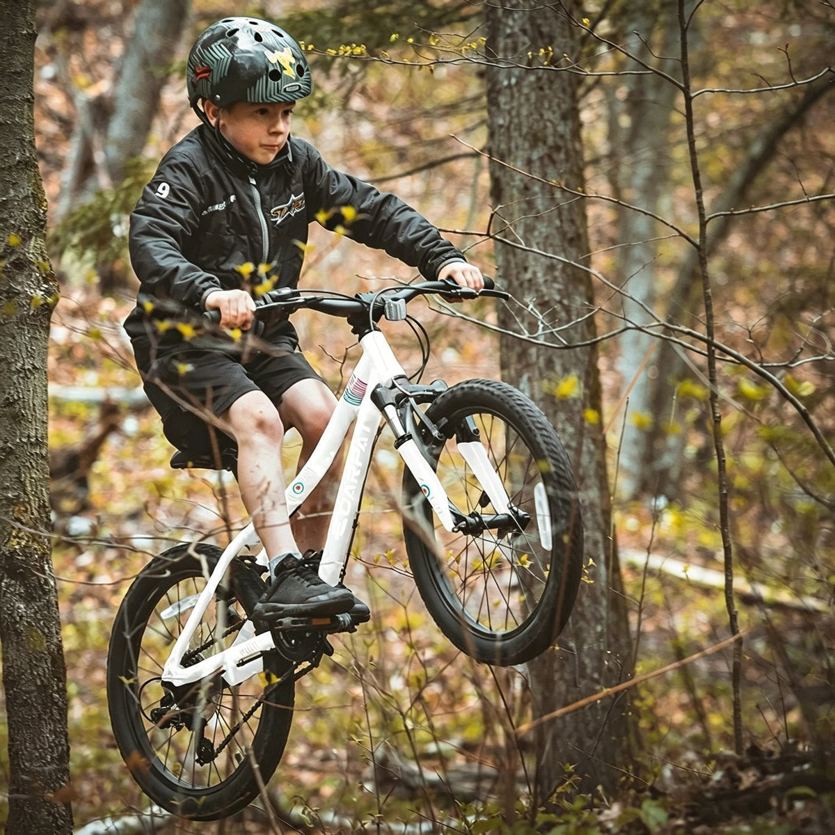 7-speed 20 inch kids mountain bike with front suspension fork, GBruno Store, view 2