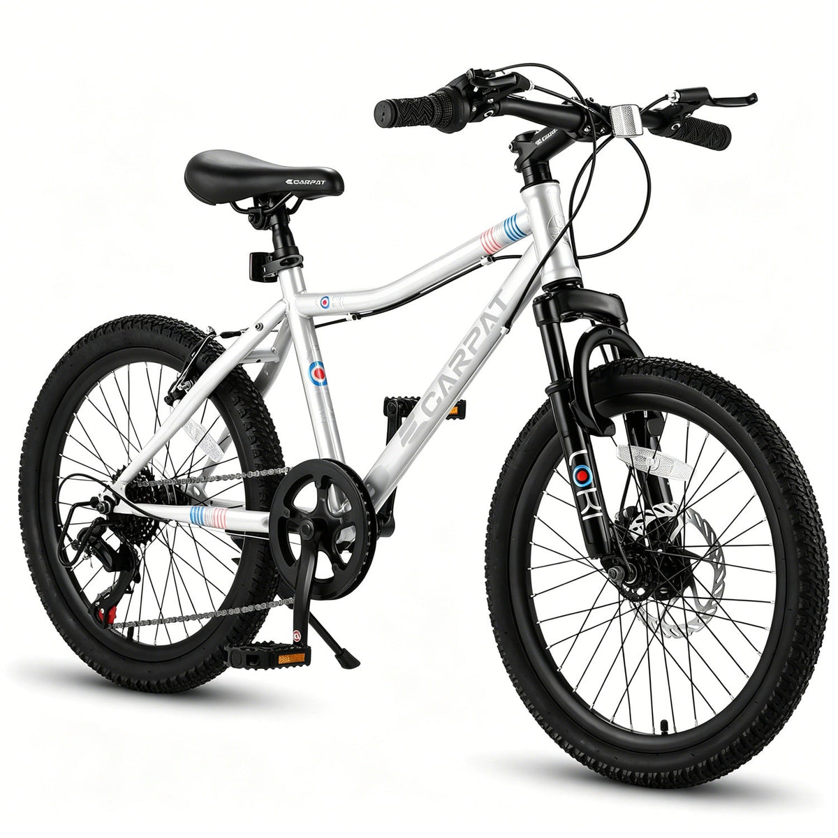 7-speed 20 inch kids mountain bike with front suspension fork, GBruno Store
