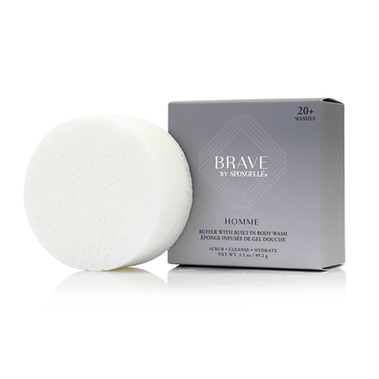 Spongellé 20+ Men's Brave body wash infused buffer