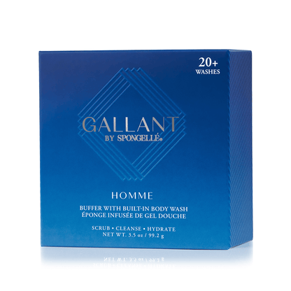 Spongellé 20+ Men's Gallant body wash infused buffer, view 4