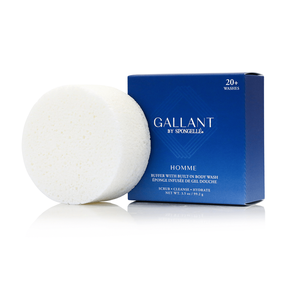Spongellé 20+ Men's Gallant body wash infused buffer