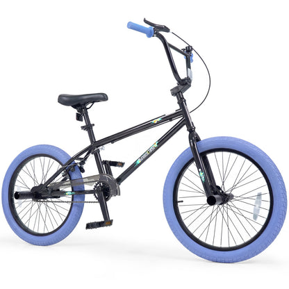 20 inch trick bicycle with 360 degree steering and metal pegs for kids and teens, GBruno Store, view 11