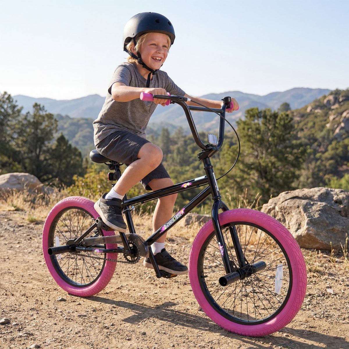 20 inch trick bicycle with 360 degree steering and metal pegs for kids and teens, GBruno Store, view 7