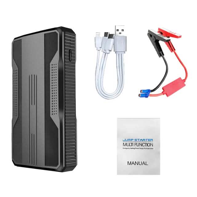20000mAh black portable car jump starter and battery booster by EasyOptionXY