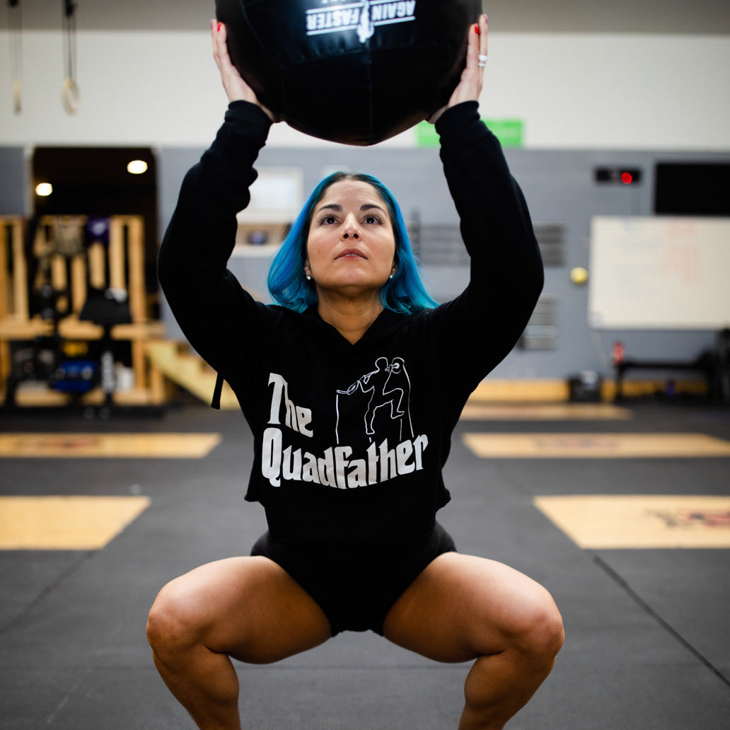 The Quadfather - Crop Hoodie by Tango Charlie Apparel
